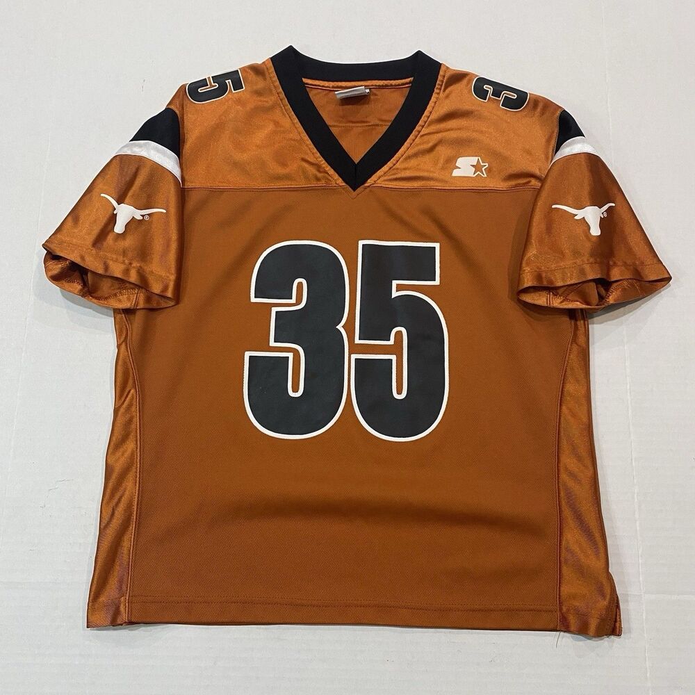 Vintage Texas Longhorns 35 Starter Youth Jersey Size M 8/10 EUC